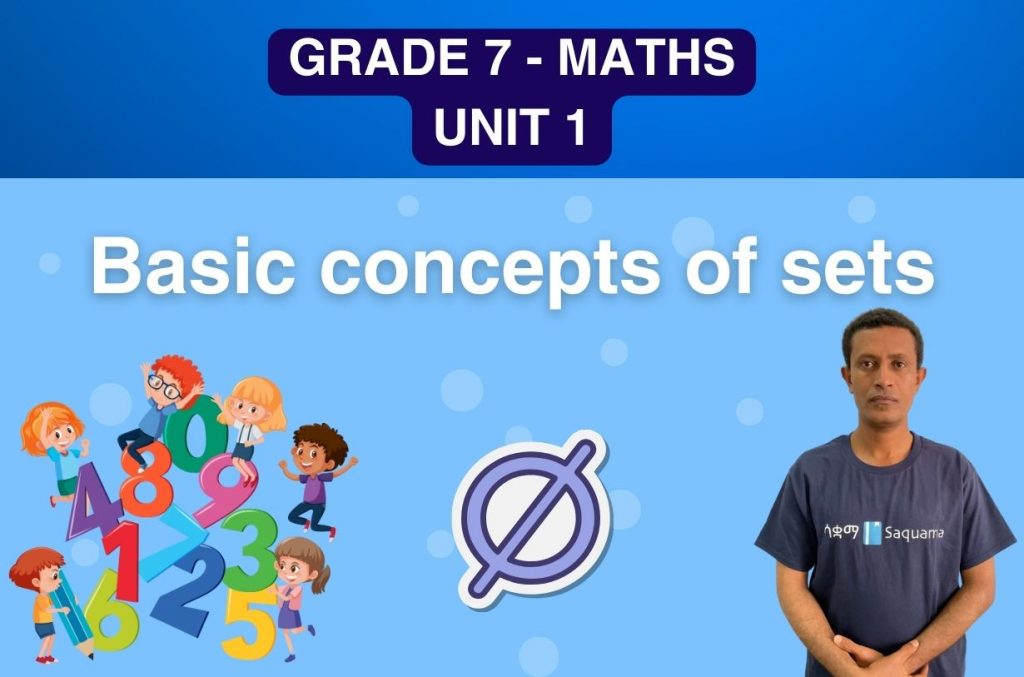 Grade 7 Maths Unit 1 : Basic concepts of sets - Saquama: Education in ...